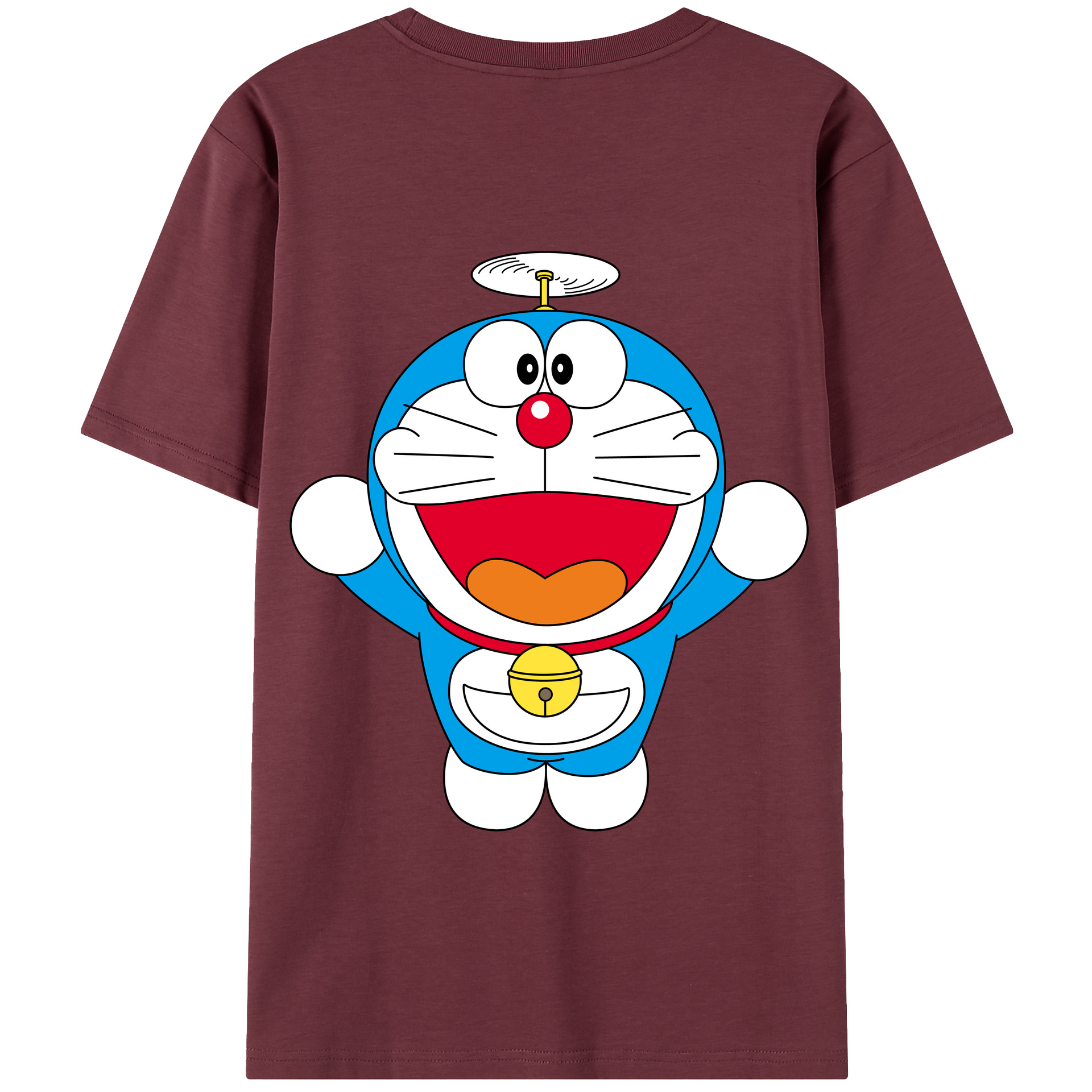 （画像用） ドラえもん Doraemon 綿100％半袖Tシャツ（背面プリント）